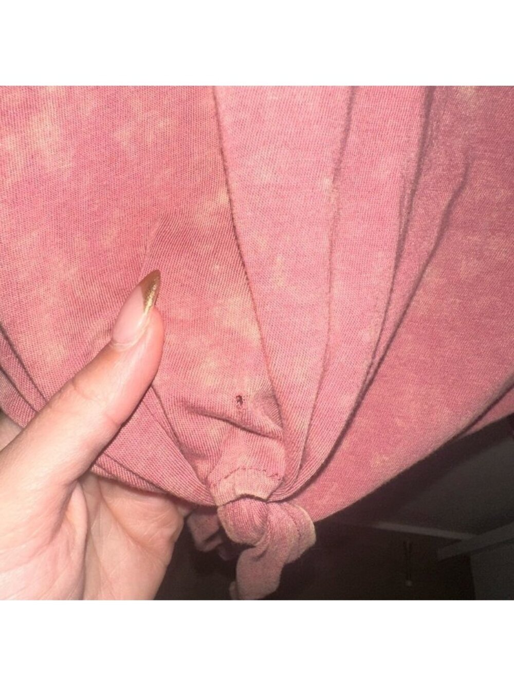 Pink Top, tie in front - Picture 5 of 5